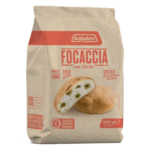 Aglutèn Focaccia con olive 100g