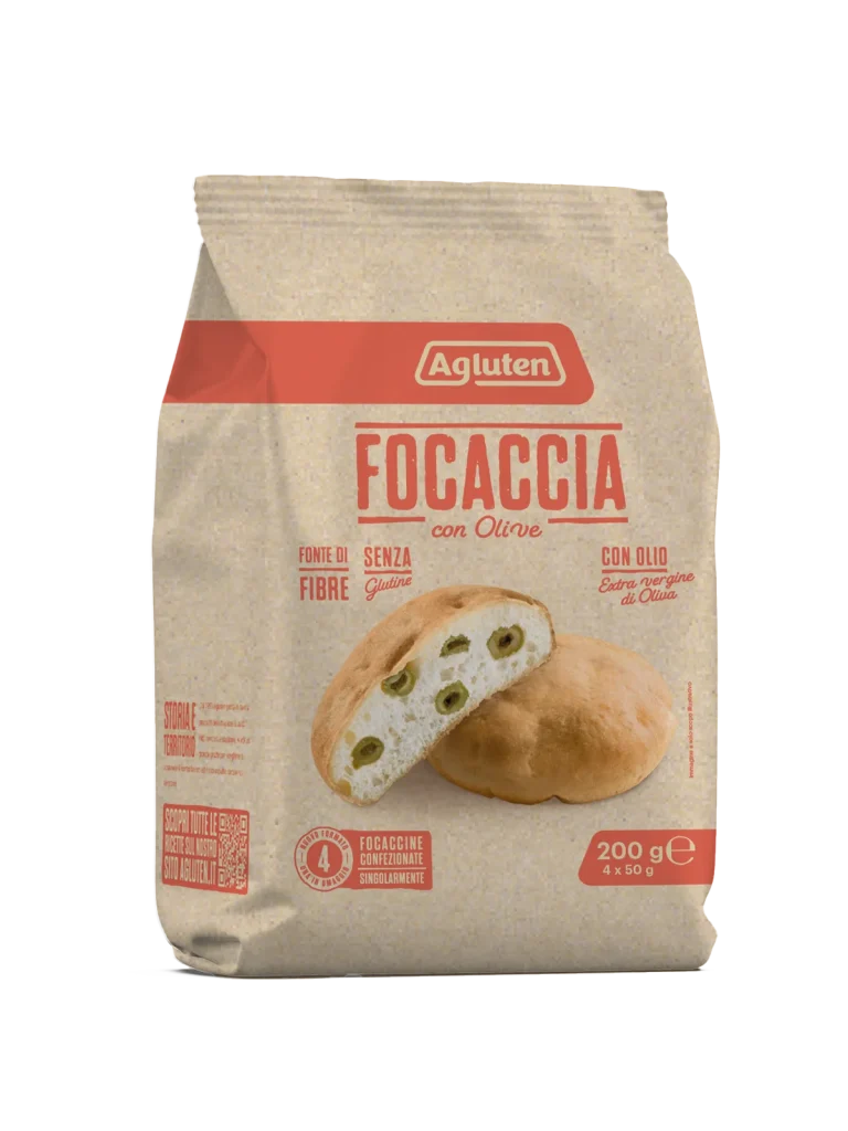 Aglutèn Focaccia con olive 100g