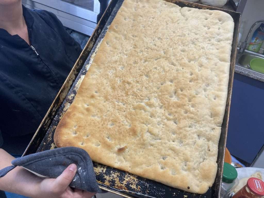 Teglia di Focaccia Senza Glutine