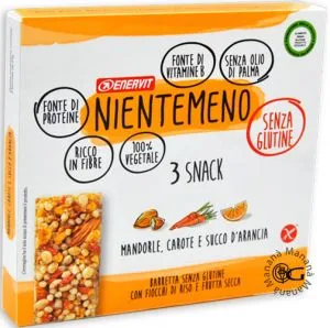 Enervit Nientemeno Mandorle, Carote Arancia 3x21g