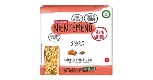 Enervit Nientemeno Caramello e Semi di Zucca 3x21g