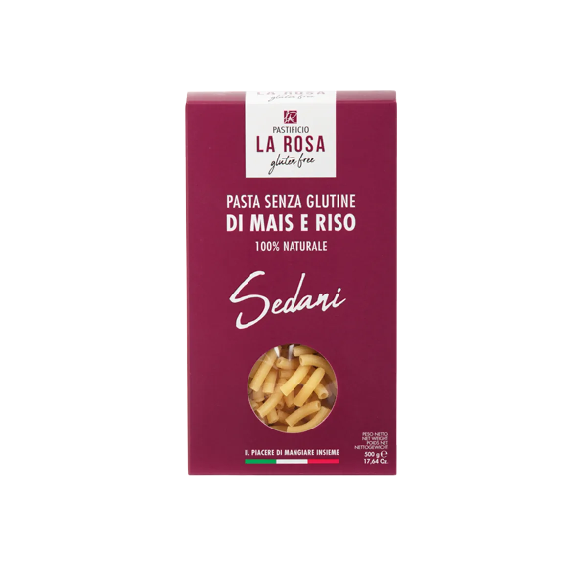 Sedani Senza Glutine 500g Pastificio La Rosa