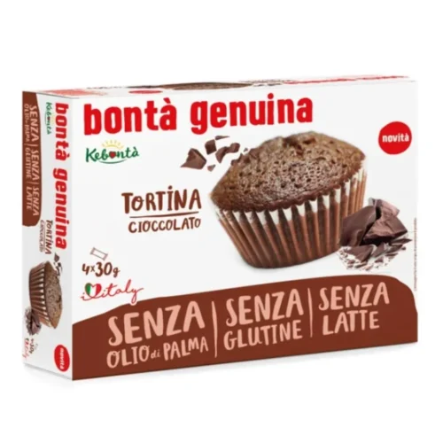 Kebontà Tortina Cioccolato Senza Glutine 4x30g