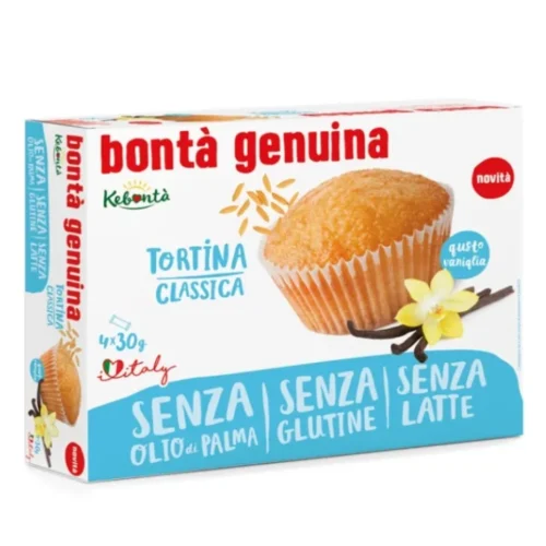 Kebontà Tortina Classica Senza Glutine 4x30g