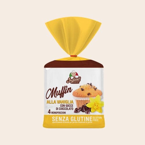 L'inglese Muffin Vaniglia con Gocce 4x50g