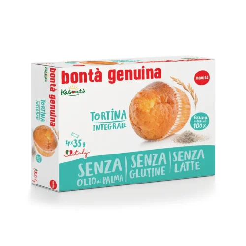 Kebontà Tortina Integrale Senza Glutine 4x30g