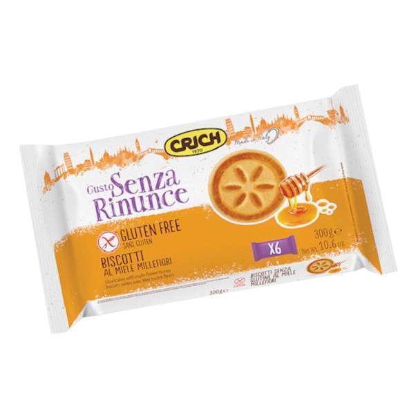 Crich Gusto Senza Rinunce Biscotti Al Miele Mille Fiori Senza Glutine 300g