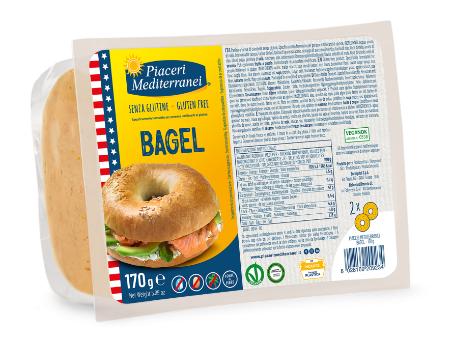 Pane Bagel 170g | Piaceri Mediterranei